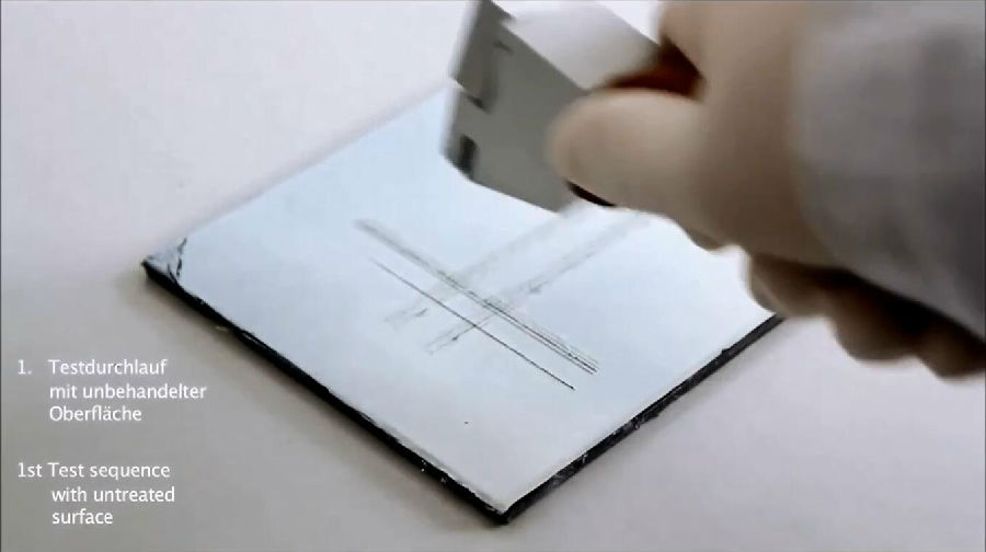 涂層百格附著力測(cè)試方法